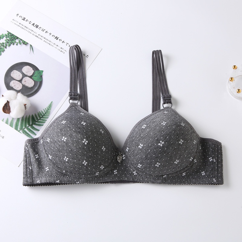 Áo Lót Nâng Ngực Không Gọng Cúp B C D Size 36-44 Chất Liệu Cotton Mỏng Mềm Mại Thoải Mái