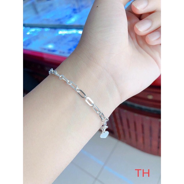 Lắc tay bạc xích LT0383