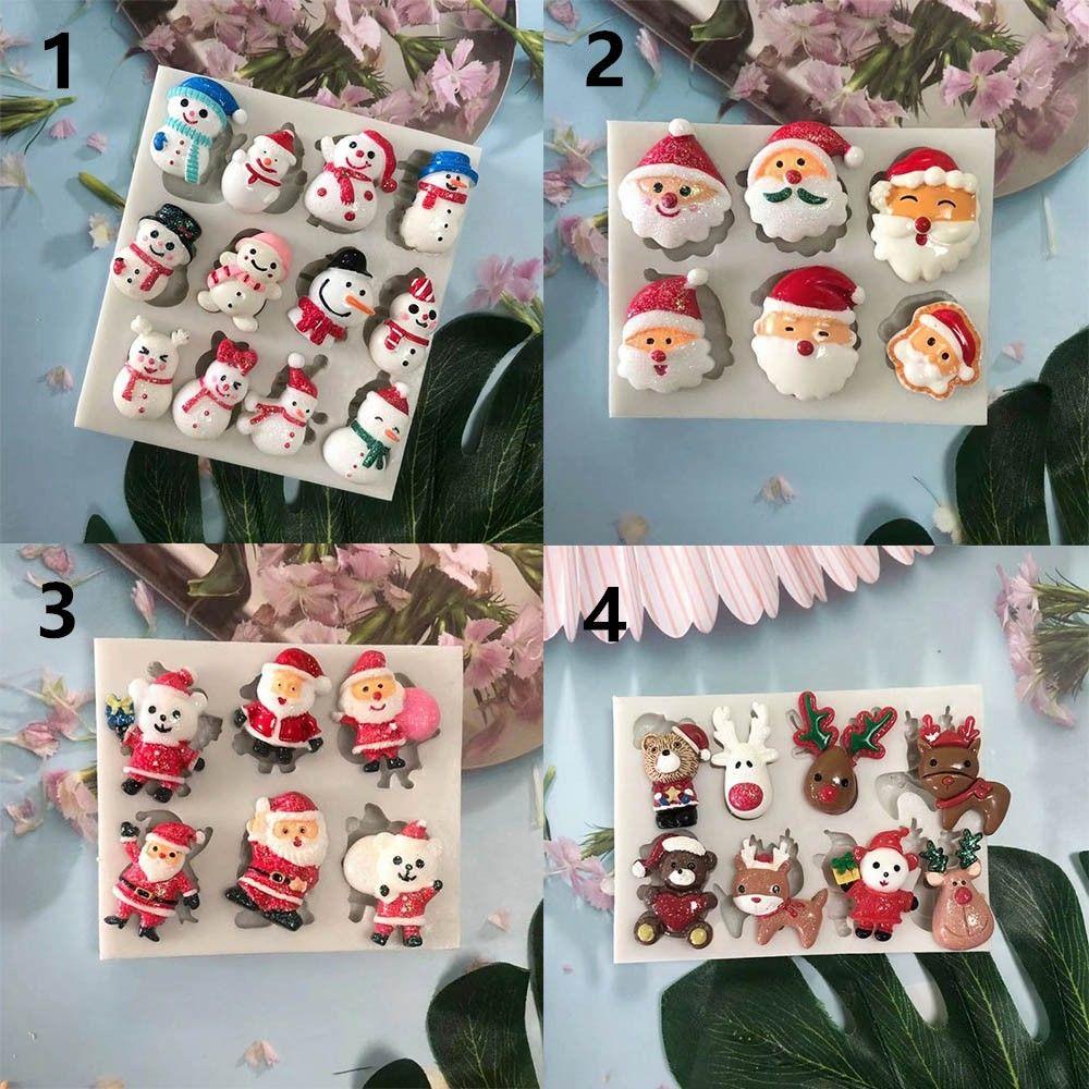 Khuôn Silicone Làm Bánh Hình Ông Già Noel
