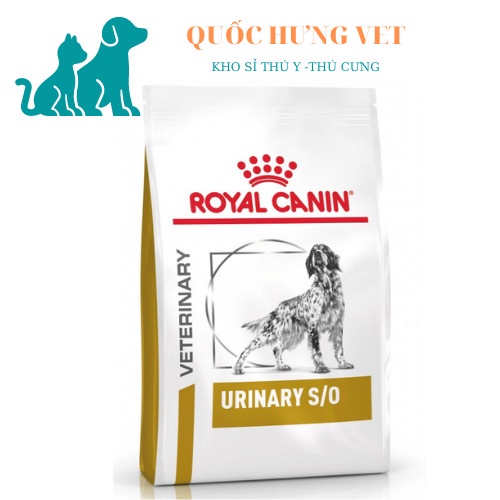 Thức ăn cho chó sỏi thận Royal Canin Urinary S/O Pháp 2kg - QUỐC HƯNG VET