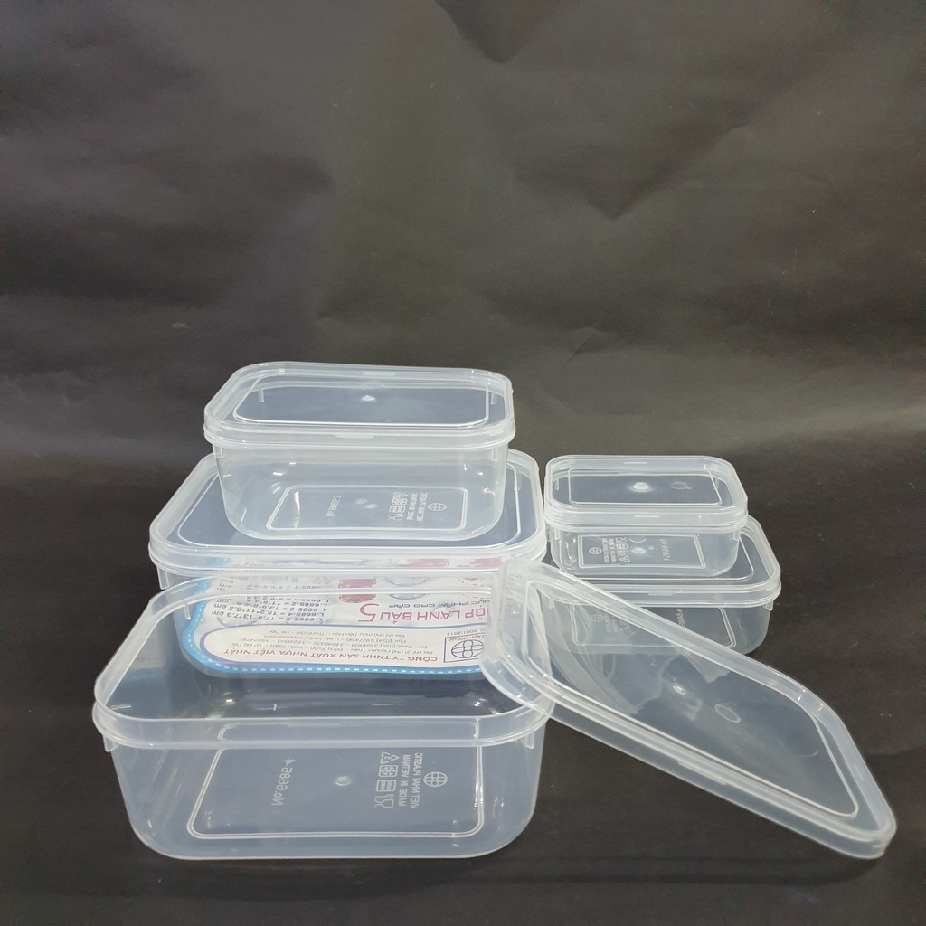 Hộp đựng thực phẩm,Hộp đựng thức ăn để tủ lạnh chất liệu nhựa PP cao cấp an toàn sức gia đình bạn