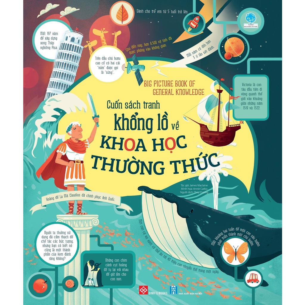 SÁCH - Cuốn sách tranh khổng lồ về KHOA HỌC THƯỜNG THỨC