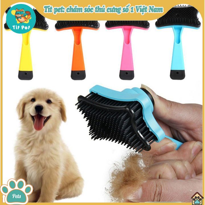 Lược đẩy lông cho chó mèo