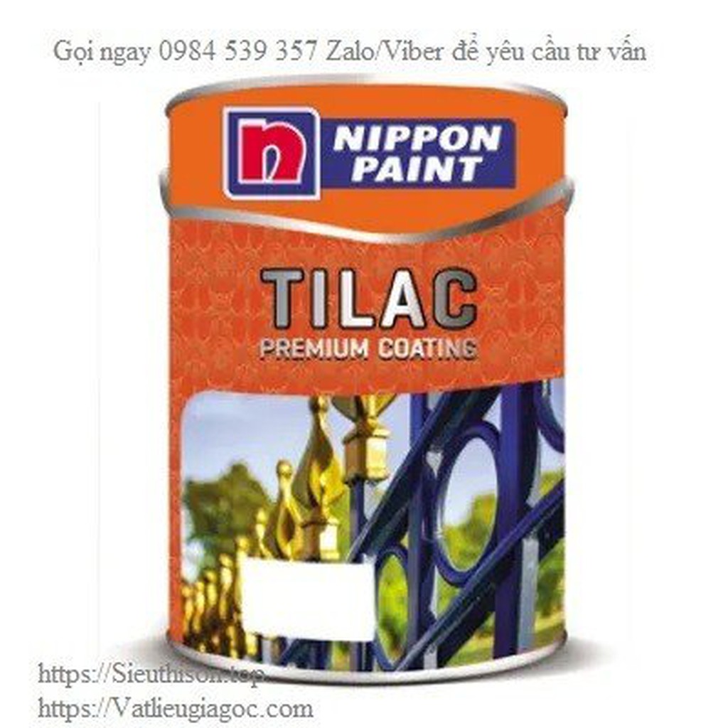 [FREESHIP]+[GIÁ SỈ] Sơn lót cho sắt TILAC GREY PRIMER, 3 lít, Màu ghi