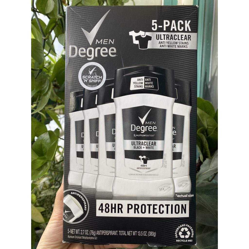 Lăn nách sáp Degree Men 48h antiperspirant 76g Mỹ (lăn nách nam).