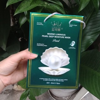 Mặt nạ Ngọc Trai - Marine Luminous Pearl Deep Moisture Mask 30ml (hộp 10 miếng)