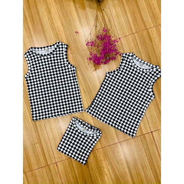 Áo Croptop Sát Nách thun gân Cổ Thuyền Họa Tiết Ngựa Vằn