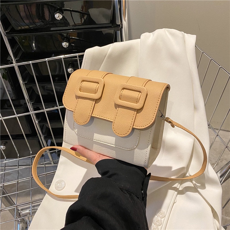 Túi Đeo Chéo Vai Hình Vuông Nhỏ Thiết Kế Thời Trang Mùa Hè Chất Lượng Cao Dành Cho Bạn Nữ