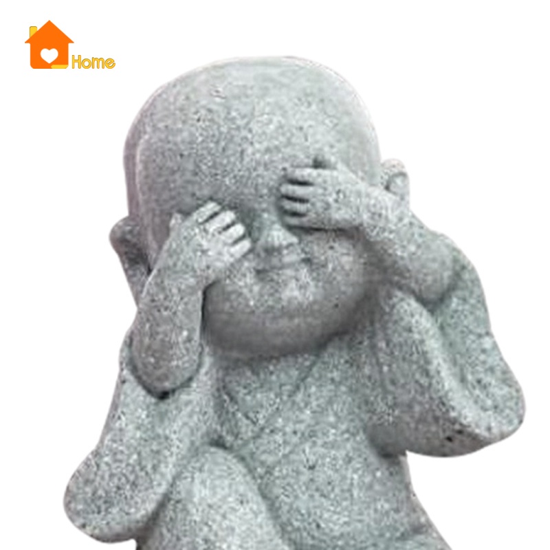 Tượng hình chú tiểu nhỏ đáng yêu dành cho trang trí