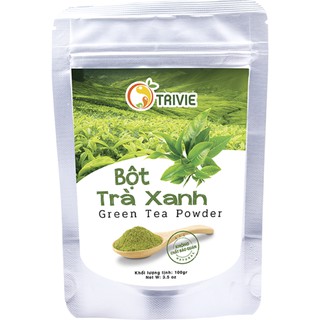 Bột trà xanh trivie