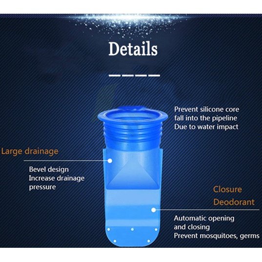 A-LIFE Nắp Đậy Ống Thoát Nước Sàn Nhà Bằng Silicon Khử Mùi Hôi Ngăn Mùi Hôi