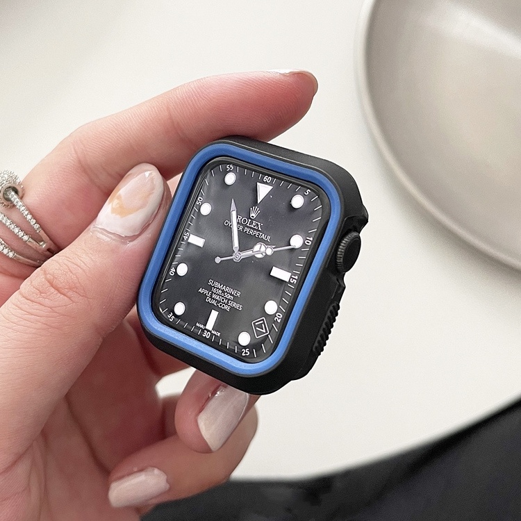 Ốp Silicone Mềm Nhám Chống Sốc Cho Đồng Hồ Apple Watch 7 6 5 3 SE 44mm 40mm 41mm 45mm