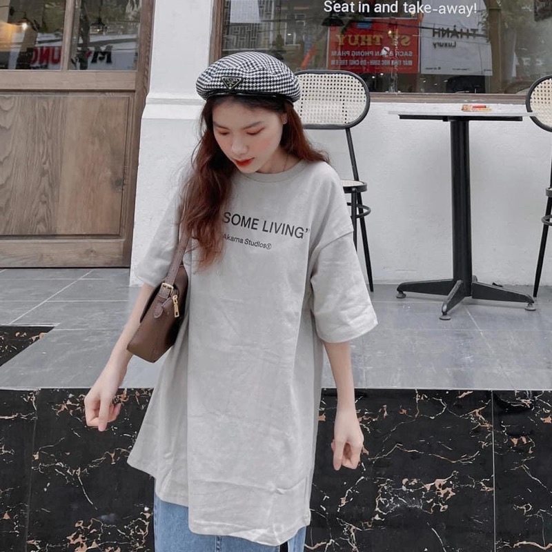 Áo thun chữ Do Some Living 3158