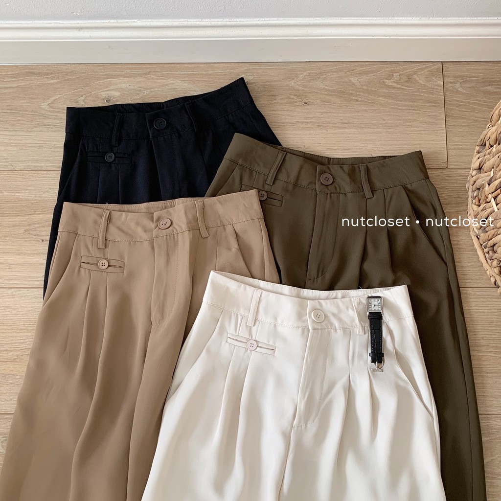 Quần ống rộng ly giữa _ Q0062 | BigBuy360 - bigbuy360.vn