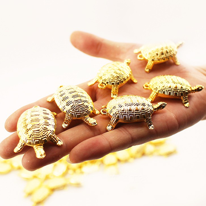 Rùa Vàng Phong Thủy bỏ ví, hóa giải sát tinh, mang lại may mắn, trường thọ