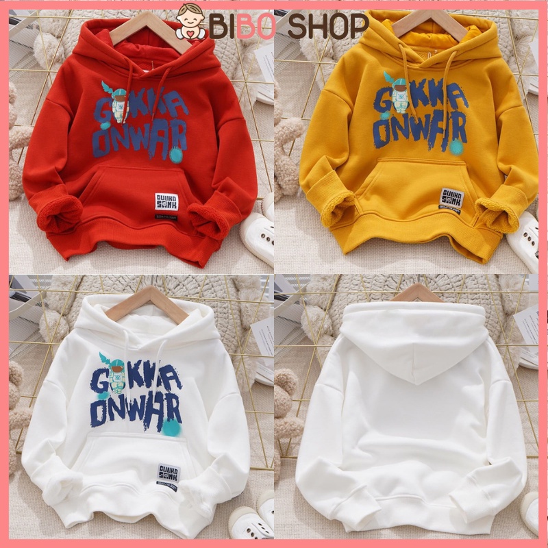Áo nỉ hoodie cho bé trai bé gái từ 15-65KG áo khoác size đại HOODIE NỈ GUKKA