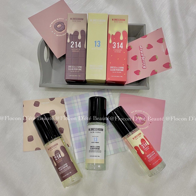 Nước hoa xịt thơm W.Dressroom 70ml/150ml