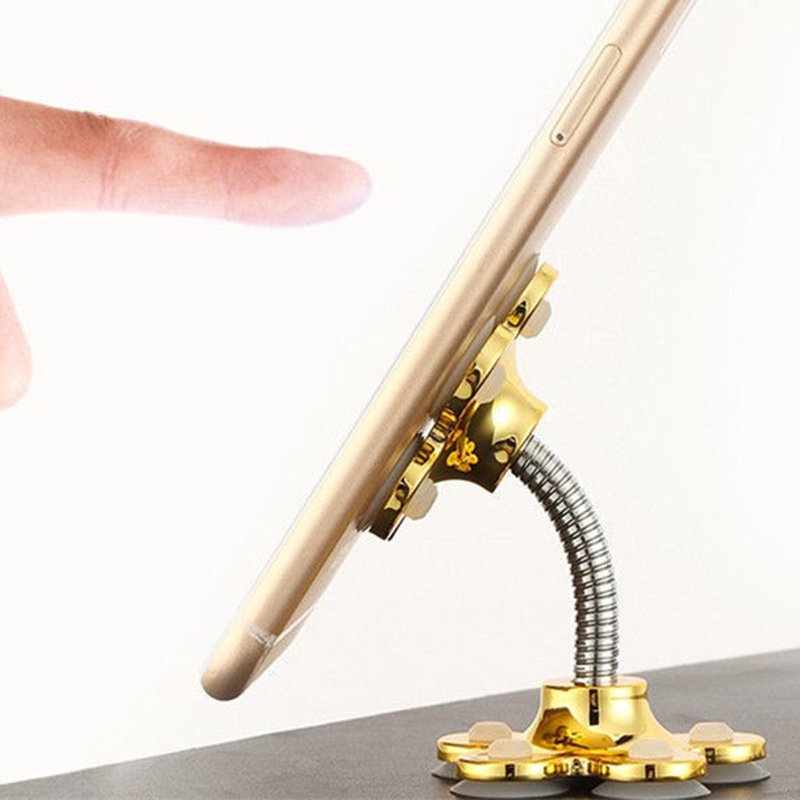 Giá Đỡ Gắn Xe Hơi SUV Hình Cánh Hoa Có Giác Hút Đôi Tiện Dụng