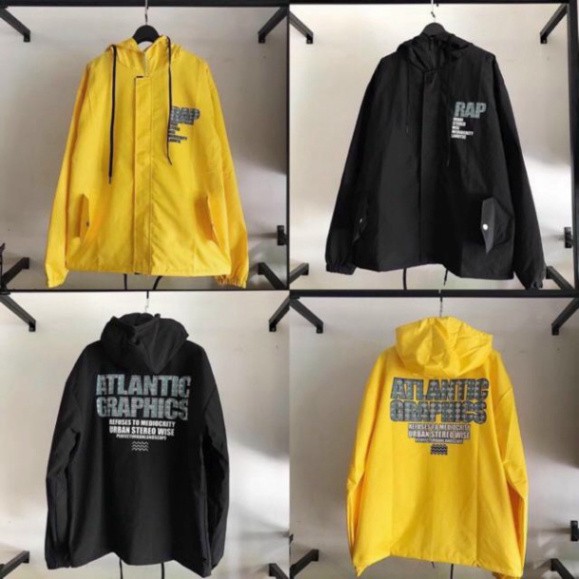 Áo Khoác Dù Chống Nắng Phong Cách Unisex Form Rộng RAP [Nờ âu]