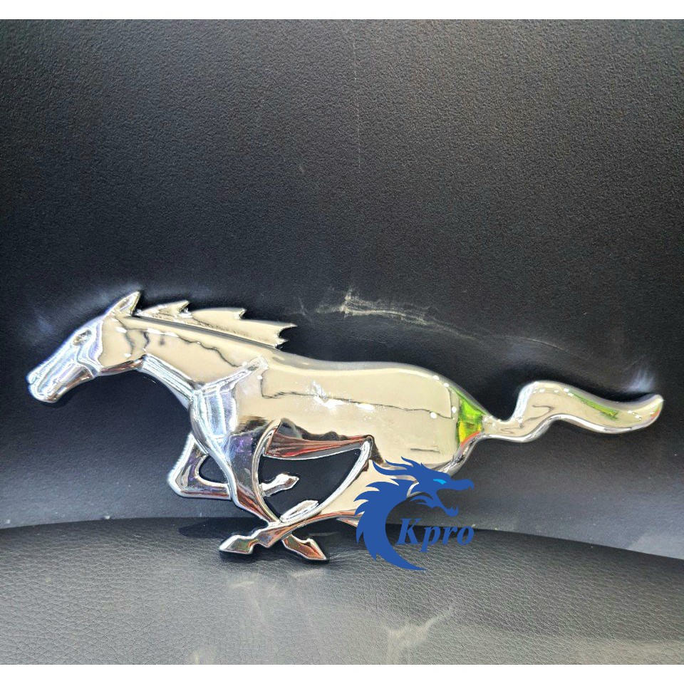 Hình dán kim loại 3D Ngựa  trang trí ô tô, xe hơi - Hàng Kpro chất lượng cao