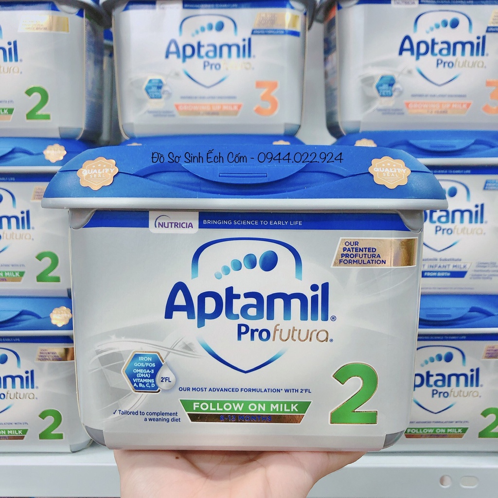 Aptamil lùn Anh số 3, 2, 1  hộp 800g