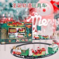 Bộ đồ chơi đường ray xe lửa chủ đề Giáng sinh giáo dục sớm cho trẻ em