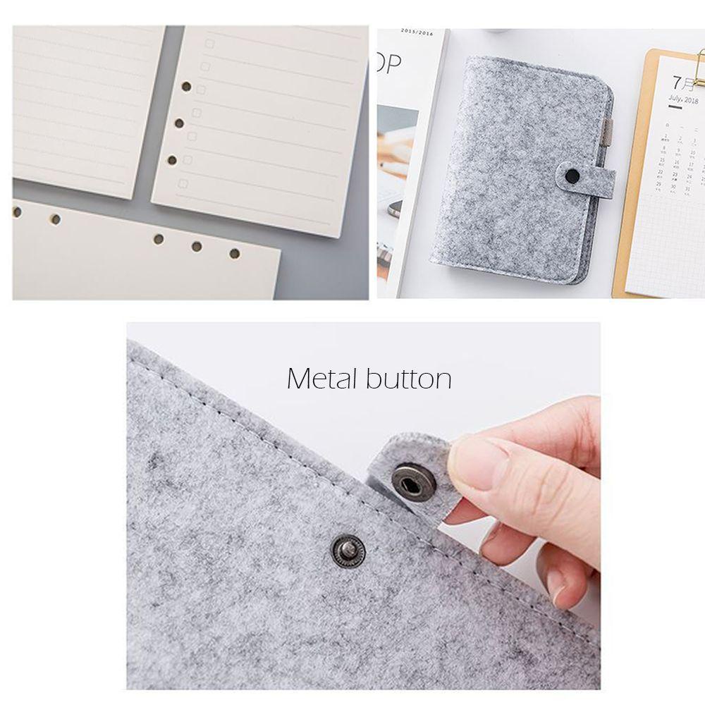 Sổ Tay Khổ A5 A6 Bằng Vải Nỉ Nhiều Màu Thời Trang