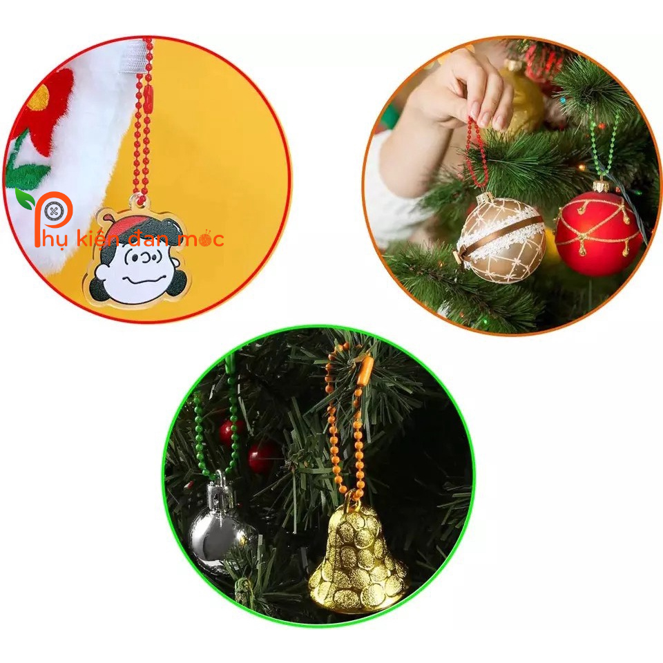 (Set 10) Móc Dây Bi, Xích Bi Gắn Móc Khóa Handmade