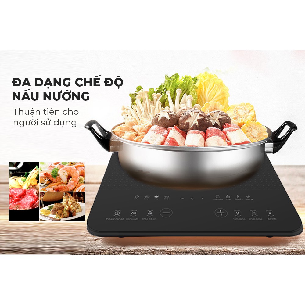 Bếp từ đơn SUNHOUSE SHD6802 - Bảo hành chính hãng 12 tháng