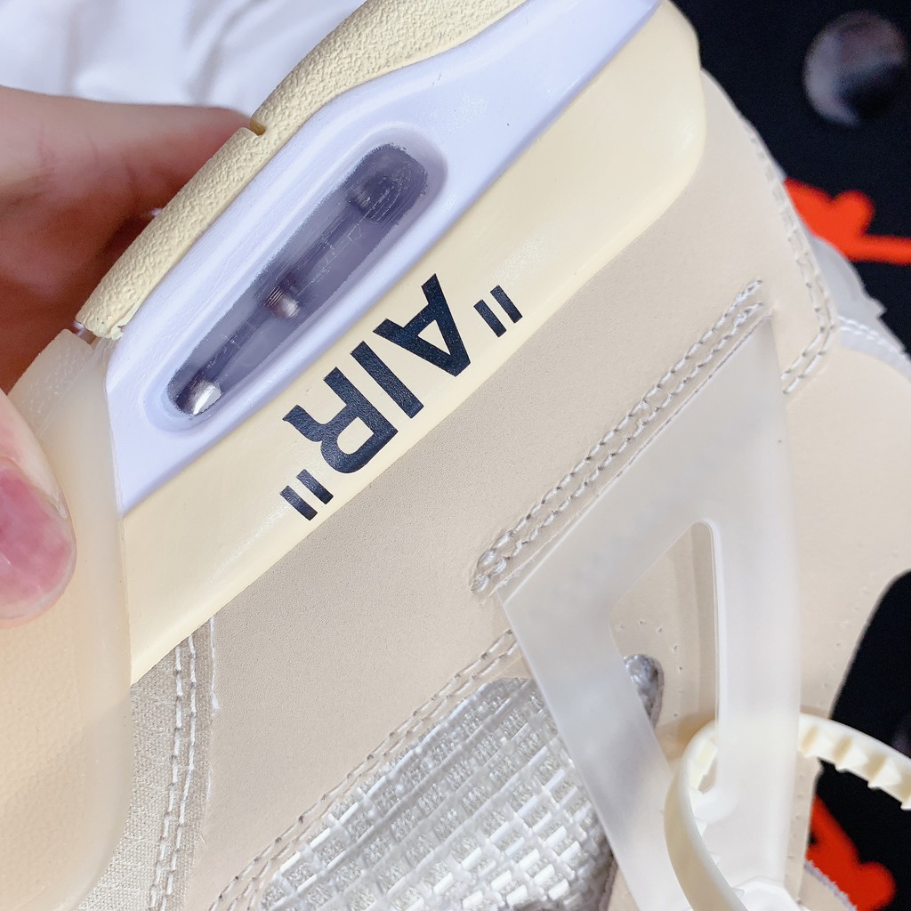 [ Full Box ] Giày Thể Thao JD 4 Ofwwhite Nam Nữ Tặng kèm 3 đôi Dây