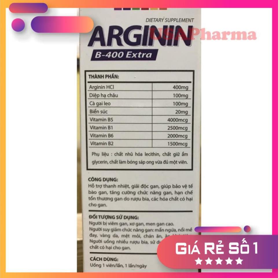 ARGININ B-400 EXTRA