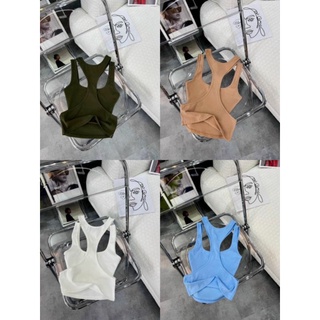 Áo ba lỗ cổ yếm hàng 2 lớp
