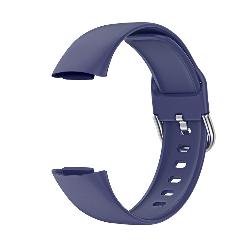 Dây Đeo Thay Thế Chất Liệu Silicon Màu Trơn Cho Fitbit-Charge 5