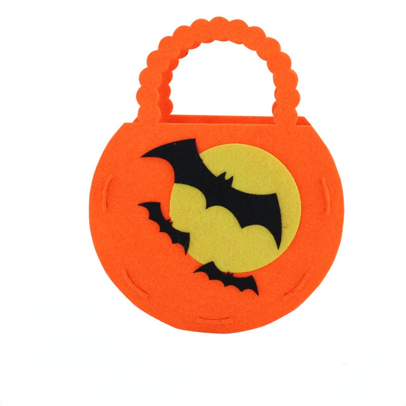 Túi Đựng Kẹo Halloween Hình Bí Ngô Cho Bé