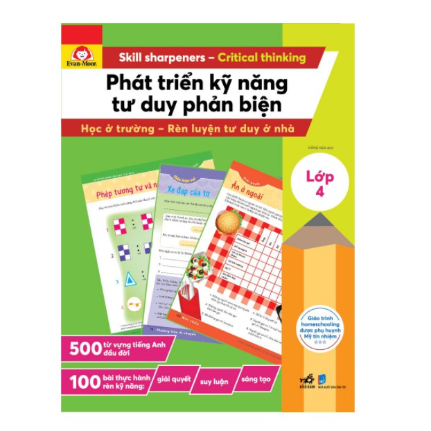 Sách - Phát Triển Kỹ Năng Tư Duy Phản Biện – Lớp 4