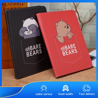 Bao da máy tính bảng in hình chú gấu đáng yêu bảo vệ cho Ipad Air 1/2/3/4 Pro MINI 1/2/3/4/5