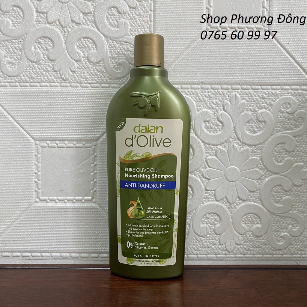 Dầu Gội Ngăn Ngừa Gàu DaLan d'Olive Nourishing Shampoo Anti Dandruff 400ml