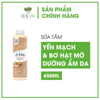 Sữa tắm dưỡng da St.Ives 650ml