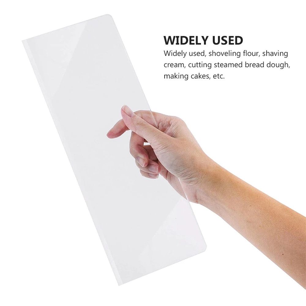 Dụng Cụ Cắt Bánh Kem Bằng Acrylic Trong Suốt Hình Chữ Nhật Tiện Dụng Cho Nhà Bếp