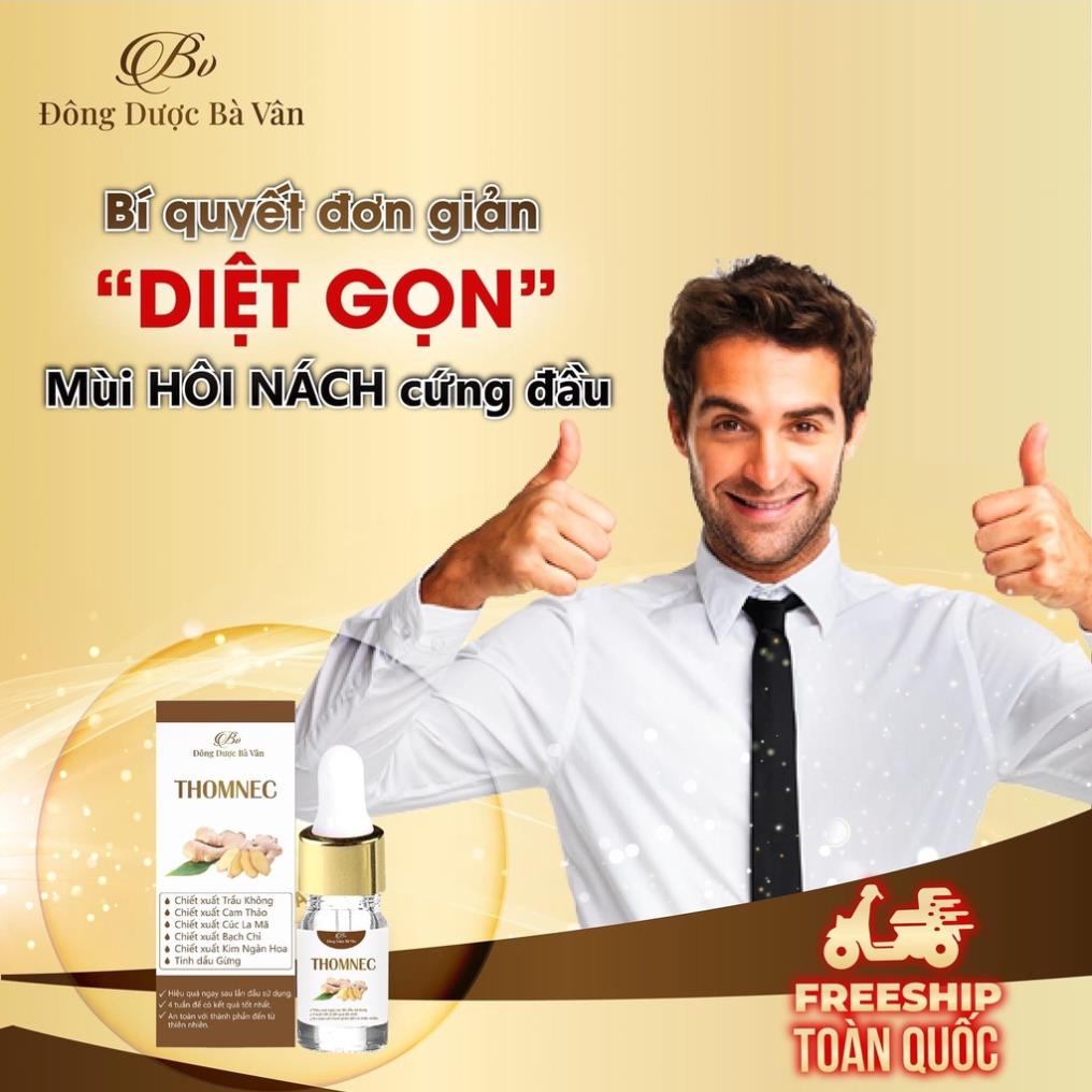 Serum Hôi Nách THOMNEC, Hỗ trợ đặc trị hôi nách, Khử mùi hôi chân tay, Ngăn cản sự hoạt động của vi khuẩn