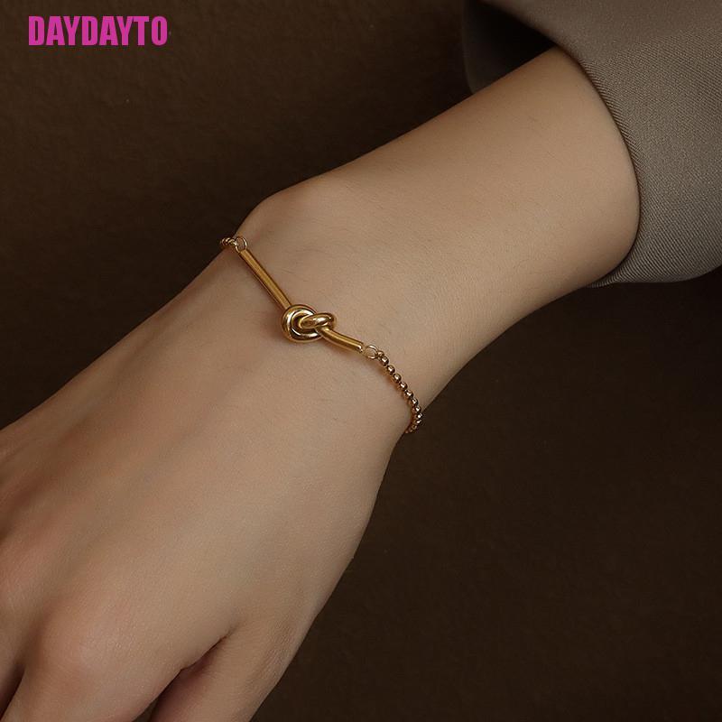 Lắc Tay Mạ Vàng 18k Thiết Kế Đơn Giản Có Thể Điều Chỉnh Cho Nữ