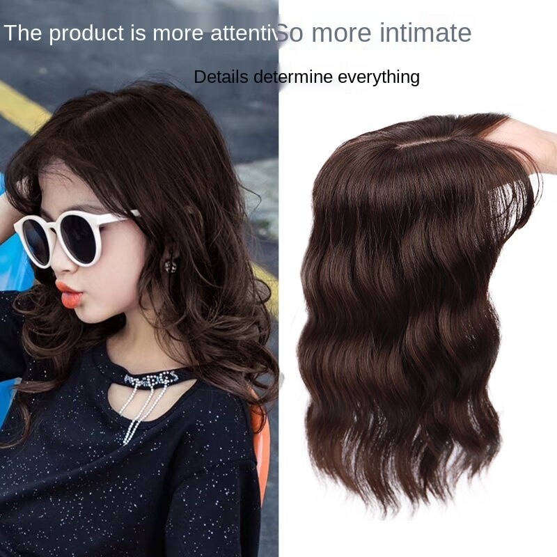 Tóc giả uốn xoăn thời trang cho bé gái