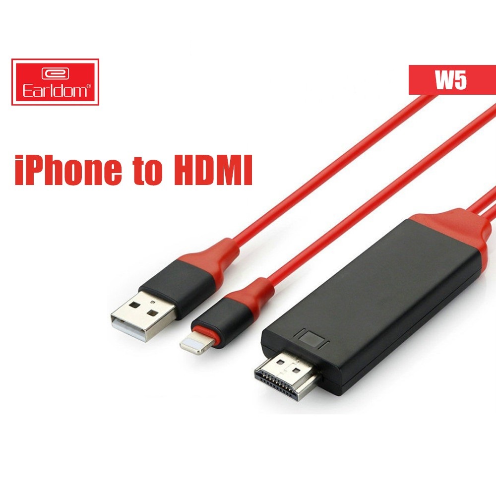 Cáp Chuyển IP,tablet táosang HDMI Earldom W5 Full HD-Hàng