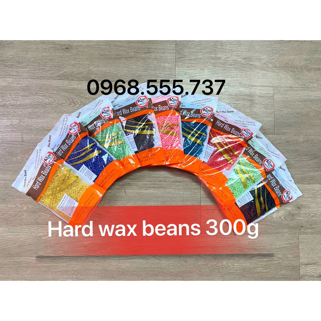 (Tặng que) 300g Sáp wax nóng đậu hạt viên Chính hãng