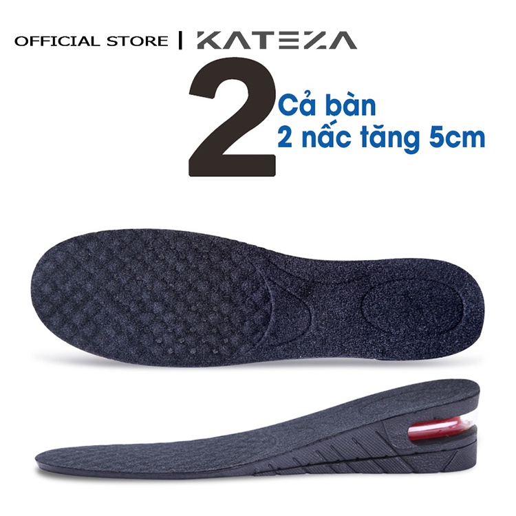 Lót giày tăng chiều cao 3cm-5cm có đệm khí cả bàn & nửa bàn phù hợp nhiều loại giày