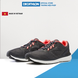 Giày chạy bộ Decathlon Run Support cho nữ - Xám San hô