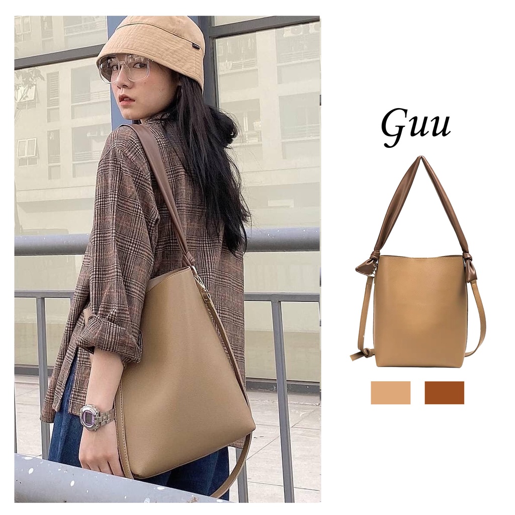 Túi tote da xịn, 2 dây tháo lắp được