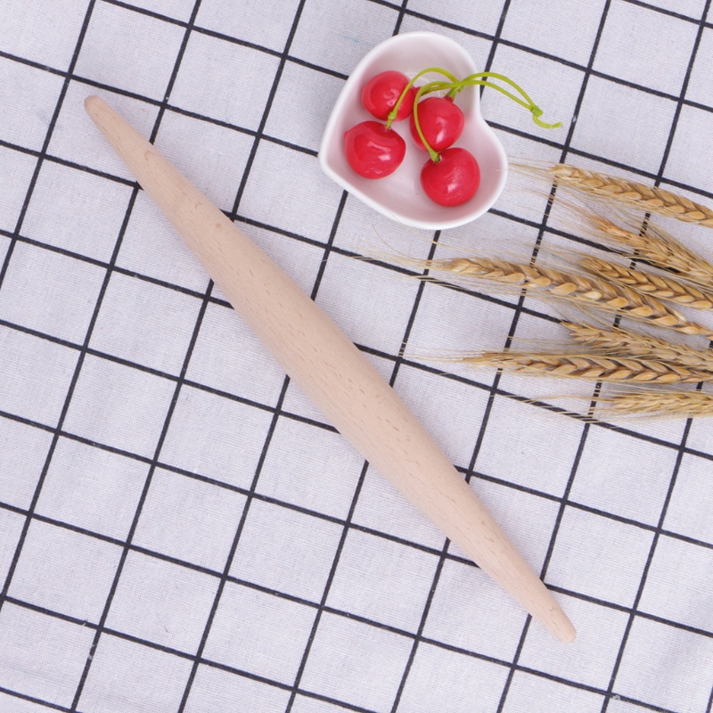 Cây Lăn Bột Làm Bánh Bằng Gỗ 28 / 23cm