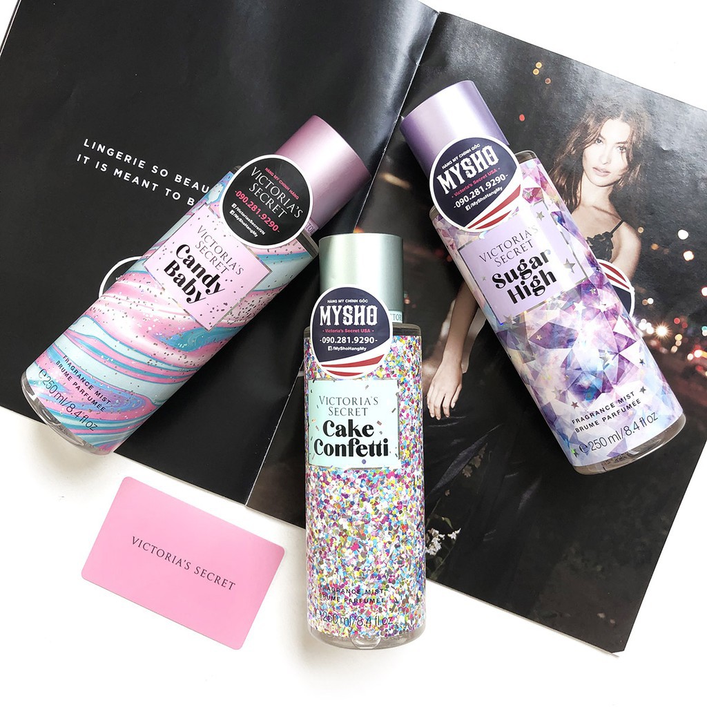 Xịt Thơm Toàn Thân Body Mist - Sugar High 250ml [𝑩𝒐𝒅𝒚𝒎𝒊𝒔𝒕 𝑨𝒖𝒕𝒉𝒆𝒏𝒕𝒊𝒄] | Thế Giới Skin Care