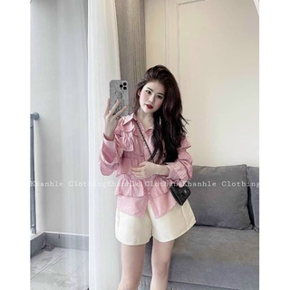 Quần short tacta phồng cạp chun dễ mặc (kèm video ảnh thật)